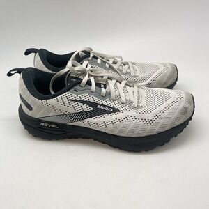 Brooks Sneakers Womens 10 B Revel 6 1203861B121 White Running Athletic Gym Shoes